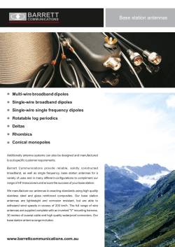 Base Station Antennas Brochure A18