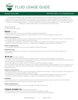fluid usage guide