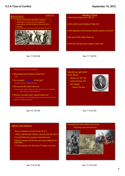 9.3 A Time of Conflict