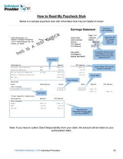 How to Read My Paycheck Stub