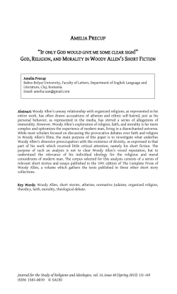 roland boer - Journal for the Study of Religions and Ideologies