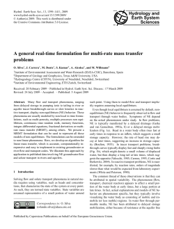 A general real-time formulation for multi