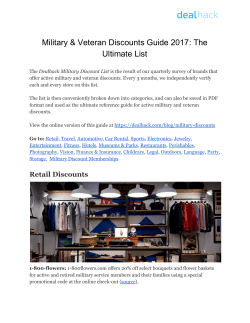 the military discounts guide in PDF format here.
