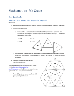 Mathematics: 7th Grade - Student Portal