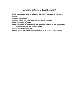 How many sides to a basalt column