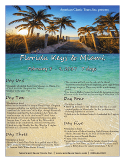 Florida Keys 2017.indd - Lindenhurst Park District