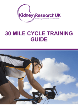 30 Mile Cycling - Training Zones