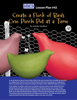 Create a Flock of Birds One Pinch Pot at a Time