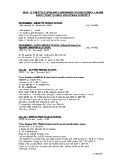 2015-16 greater cleveland conference middle school league