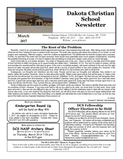 March 2017 - Dakota Christian School