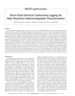 Direct-Push Electrical Conductivity Logging for High