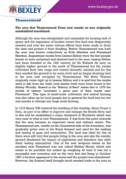 Thamesmead local history article