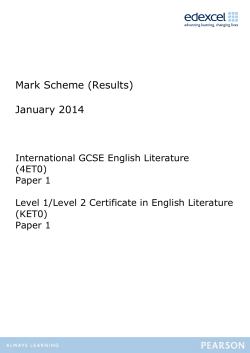 Mark Scheme - Edexcel