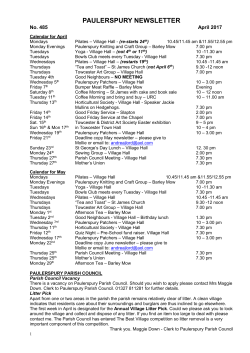 Newsletter-April 2017