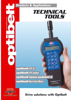Optibelt Installation Tools