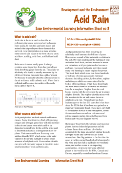 Acid Rain - MACscience
