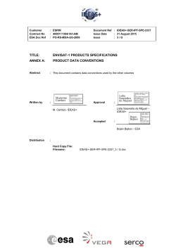 Product Data Conventions
