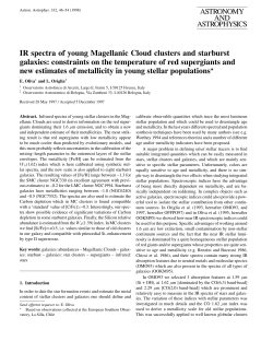 IR spectra of young Magellanic Cloud clusters and