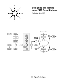 Designing and Testing cdma2000 Base Stations