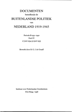 List of Documents 27 juni 1934 - 30 juni 1935
