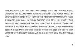 1 HUNDREDS OF YOU TAKE THE TIME DURING THE YEAR TO