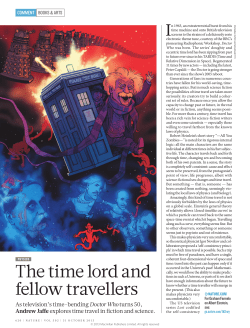 The time lord and fellow travellers