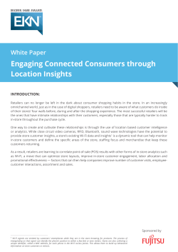 Engaging Connected Consumers through Location Insights