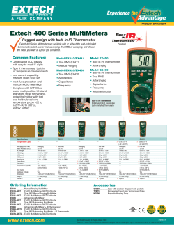 Extech 400 Series MultiMeters