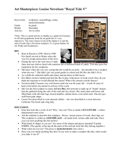 Art Masterpiece: Louise Nevelson &ldquo;Royal Tide V&rdquo;