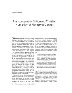 The Iconographic Fiction and Christian Humanism of Flannery O