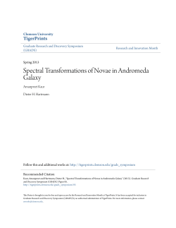 Spectral Transformations of Novae in Andromeda Galaxy