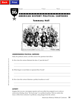 AMERICAN HISTORY POLITICAL CARTOONS Tammany Hall
