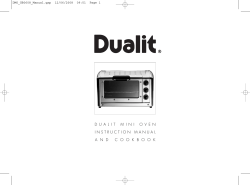 the dualit mini oven