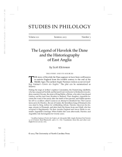 The Legend of Havelok the Dane and the