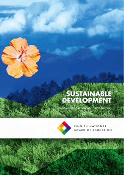 sustainable development