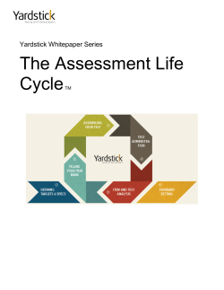 The Assessment Life CycleTM