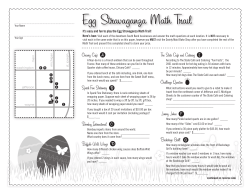 Egg Stravaganza Math Trail - Riverbend Community Math Center