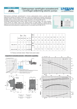 Technical features AML 40/110