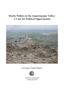 Moche Politics in the Jequetepeque Valley