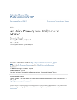 Are Online Pharmacy Prices Really Lower in Mexico?