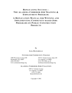 A Replication Manual for Winning and