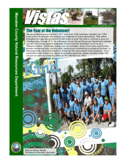 The Year of the Volunteer!