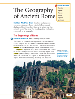 The Geography of Ancient Rome
