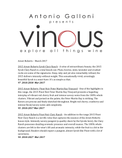 Arnot-Roberts &ndash; March 2017 2015 Arnot
