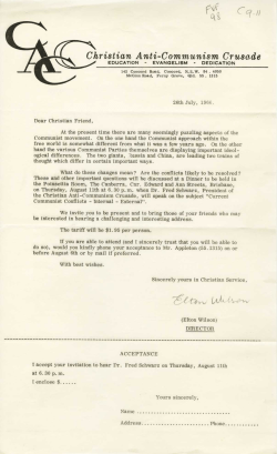 C q. 11 Christian Anti-Communism Crusade
