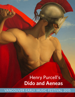 Dido and Aeneas - Early Music Vancouver