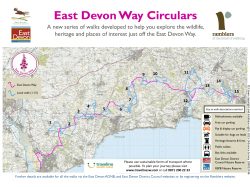 circular routes - East Devon AONB