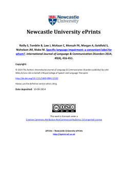 Review - Newcastle University ePrints
