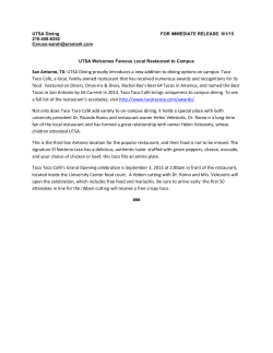 San Antonio, TX: UTSA Dining proudly introduces a new addition to