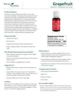 Grapefruit - Essential oils by young